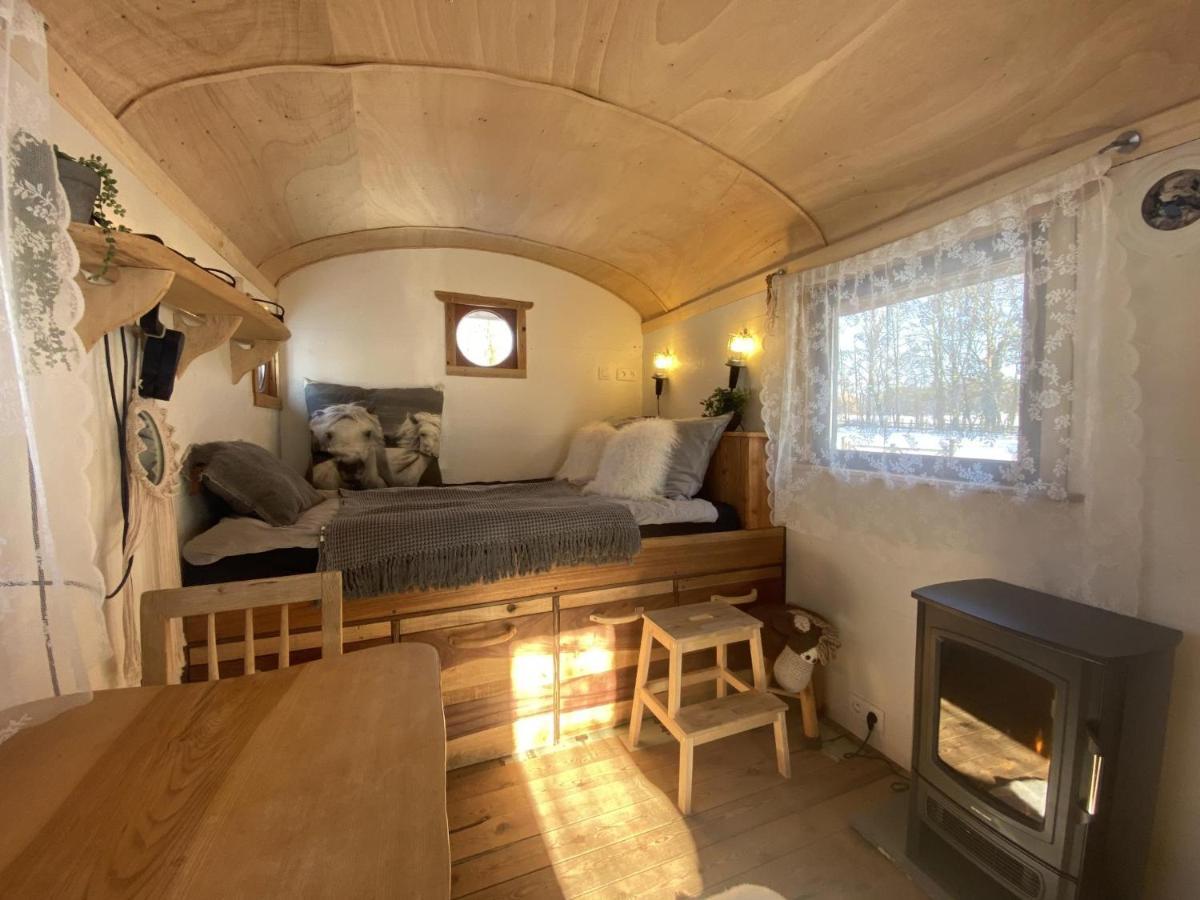 Pipowagen het Oventje Villa Zeeland Buitenkant foto